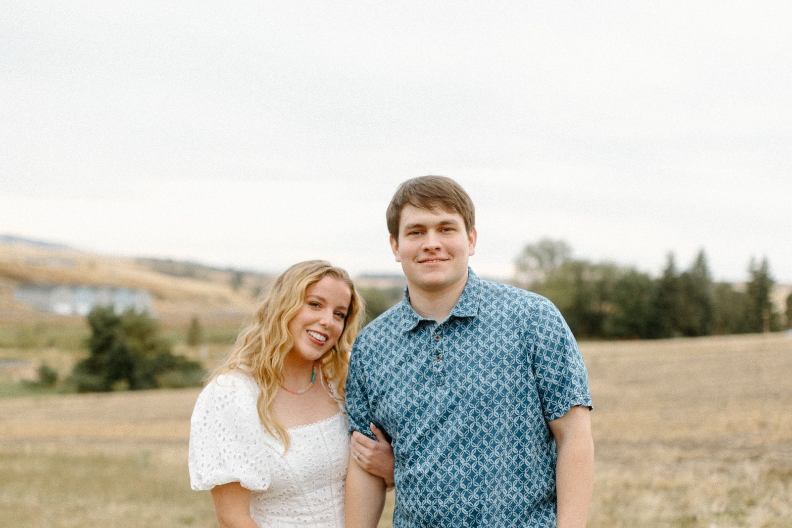 Alli and Nathan in a field outside Chattanooga